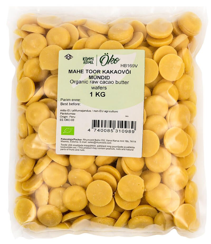 Mahe toor kakaoVÕI mündid 1kg
                         